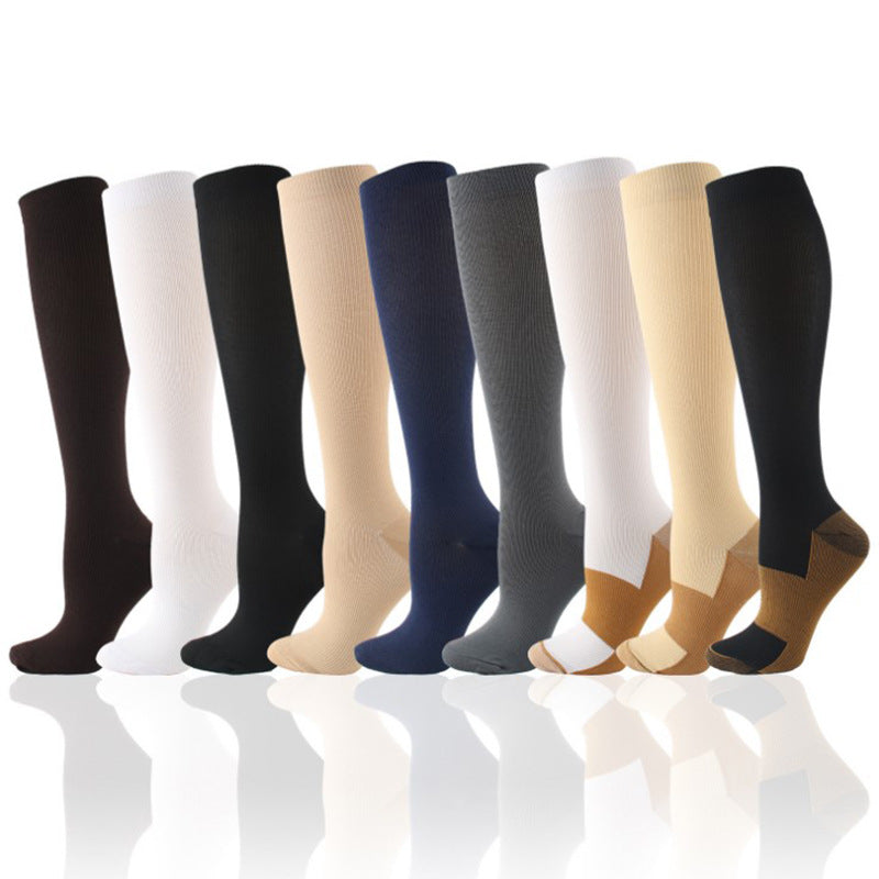Chaussettes de Compression Sport en Ion de Cuivre