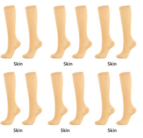 Chaussettes de Compression Sport en Ion de Cuivre