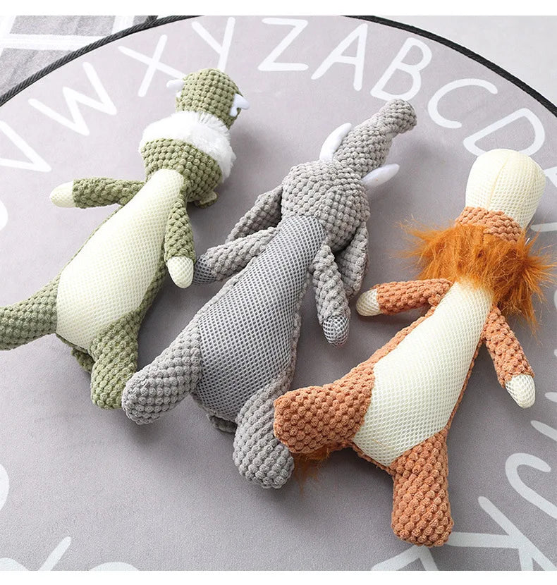 Jouet chiot en peluche couinant pour petits chiens