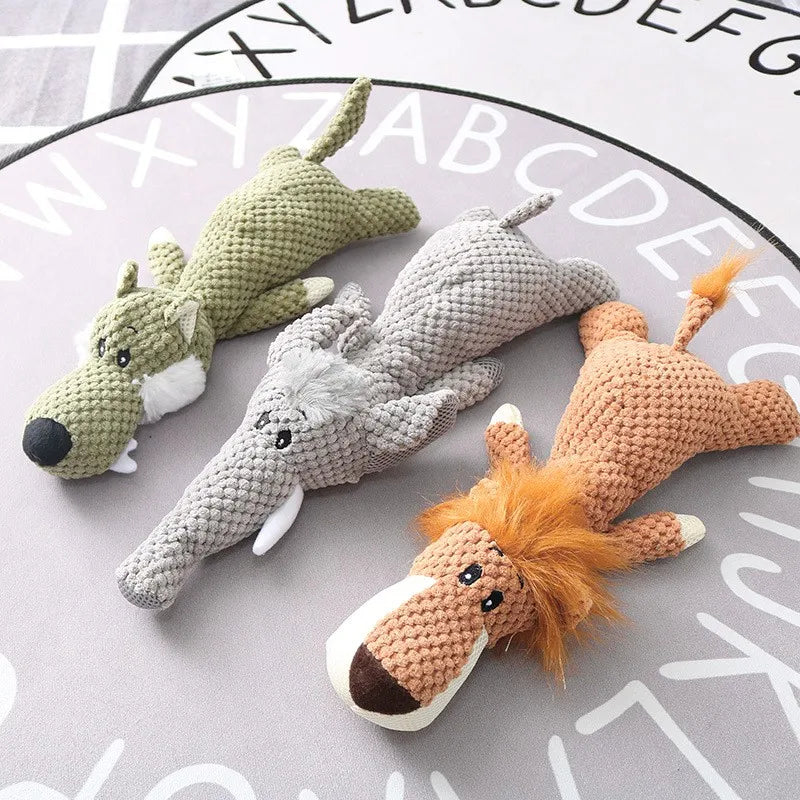 Jouet chiot en peluche couinant pour petits chiens