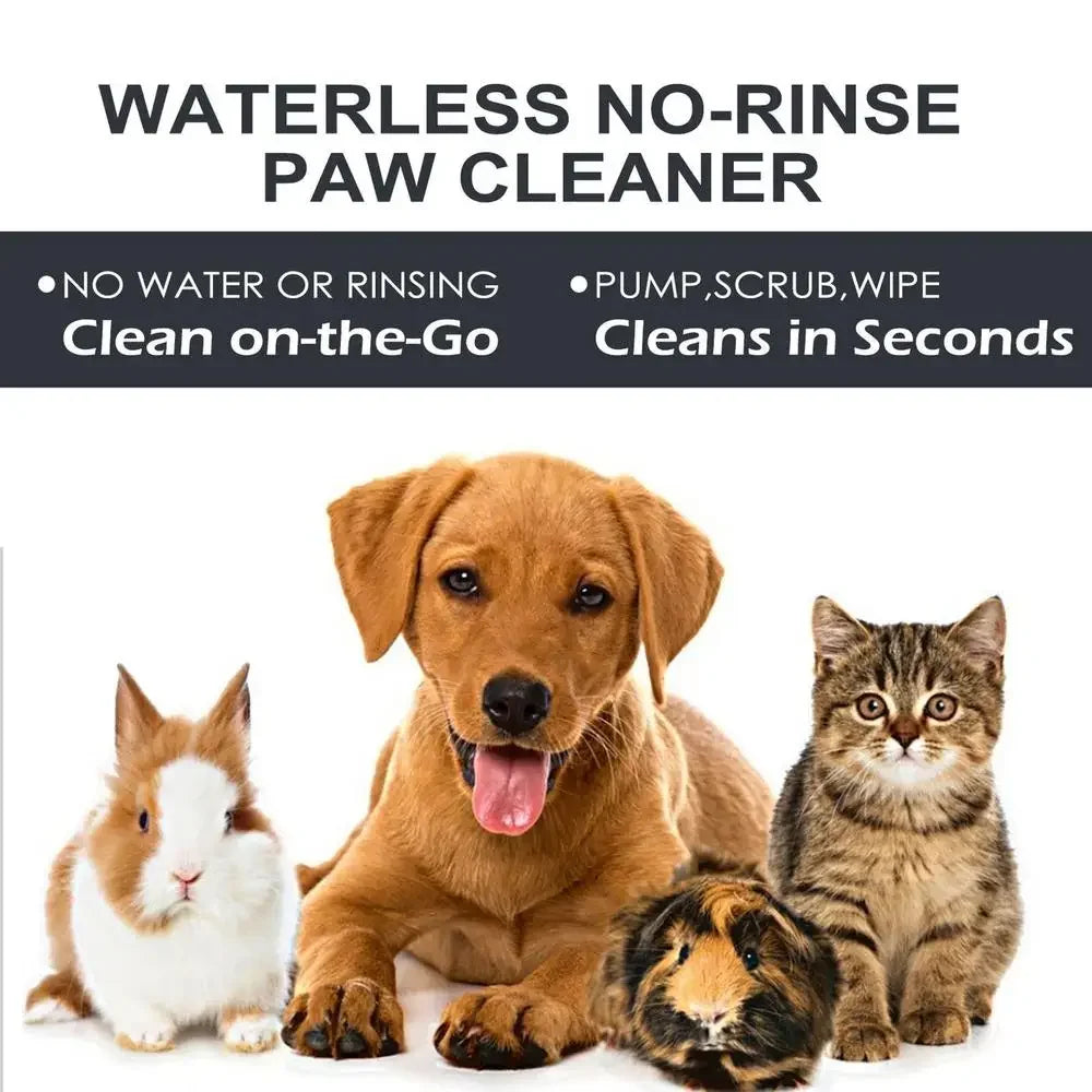 Mousse Nettoyante pour Pattes de Chien et Chat – Sans Rinçage
