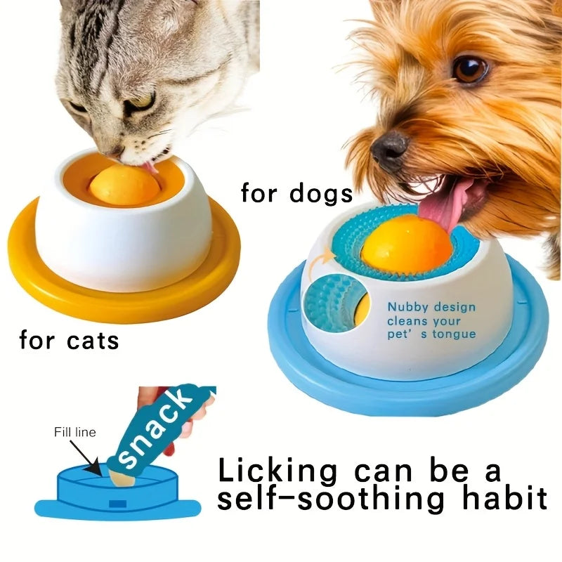 Tapis de léchage interactif pour chien – Anti-glouton