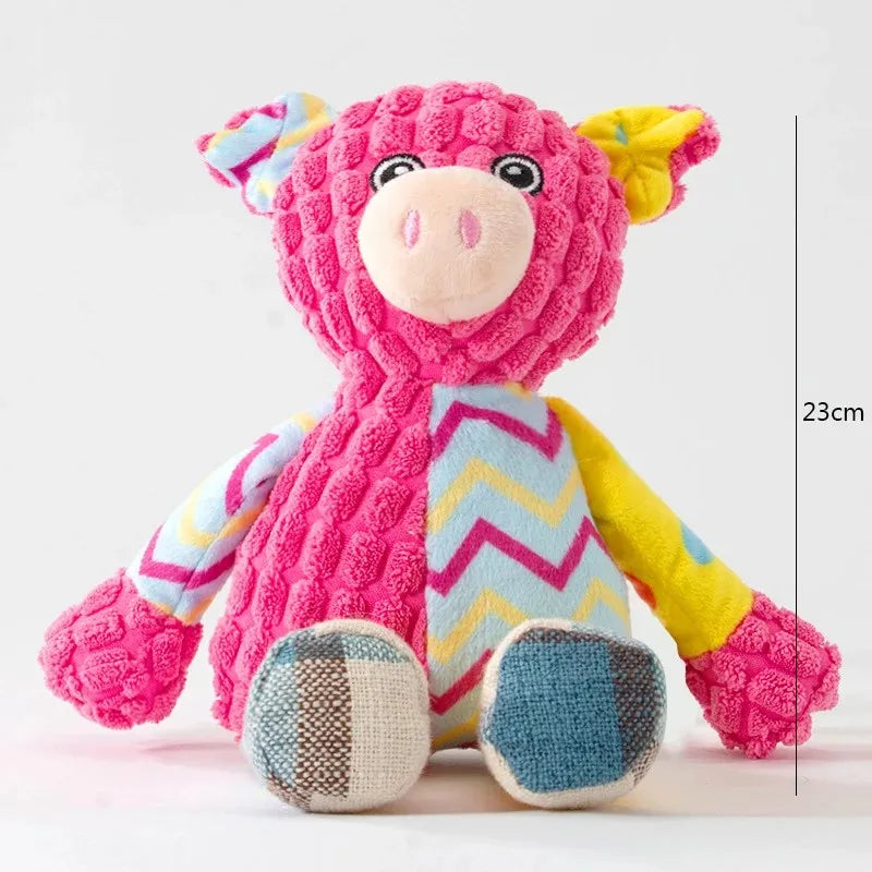 Jouet puzzle en peluche couinant pour chien et chat