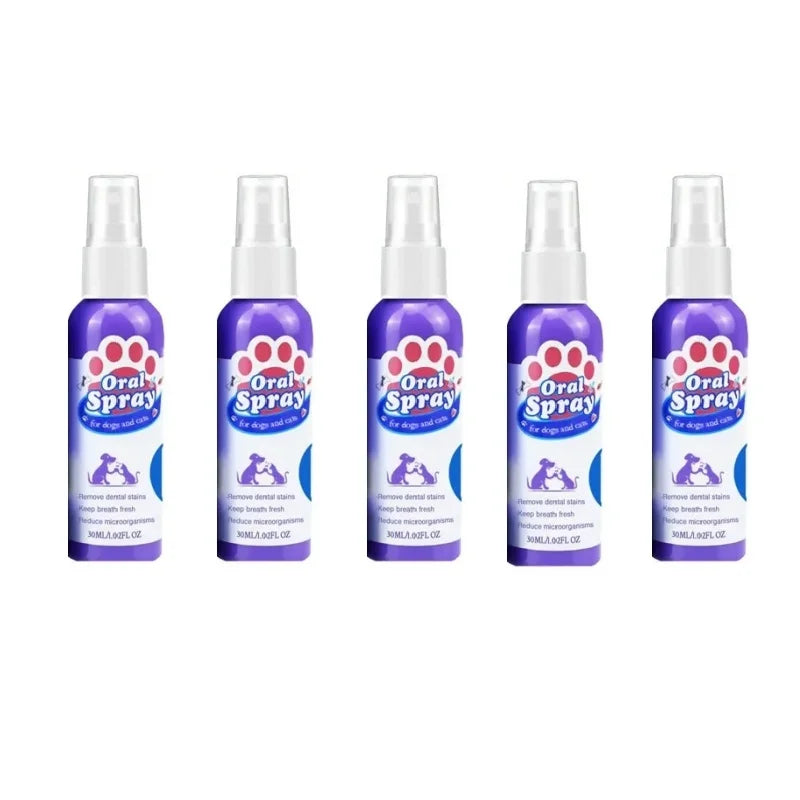 Spray Dentaire pour Chien et Chat – Haleine Fraîche & Dents Blanches