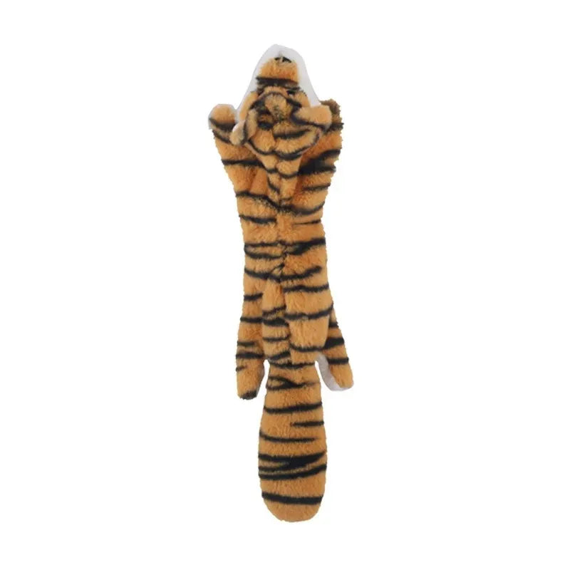 Jouet chien en peluche sans rembourrage avec couinement