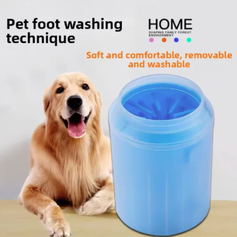 Lave-Pattes Portable pour Chien – Nettoyage Rapide & Efficace
