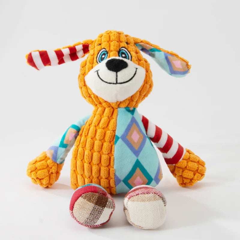 Jouet puzzle en peluche couinant pour chien et chat