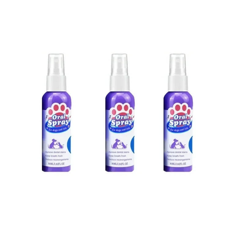Spray Dentaire pour Chien et Chat – Haleine Fraîche & Dents Blanches