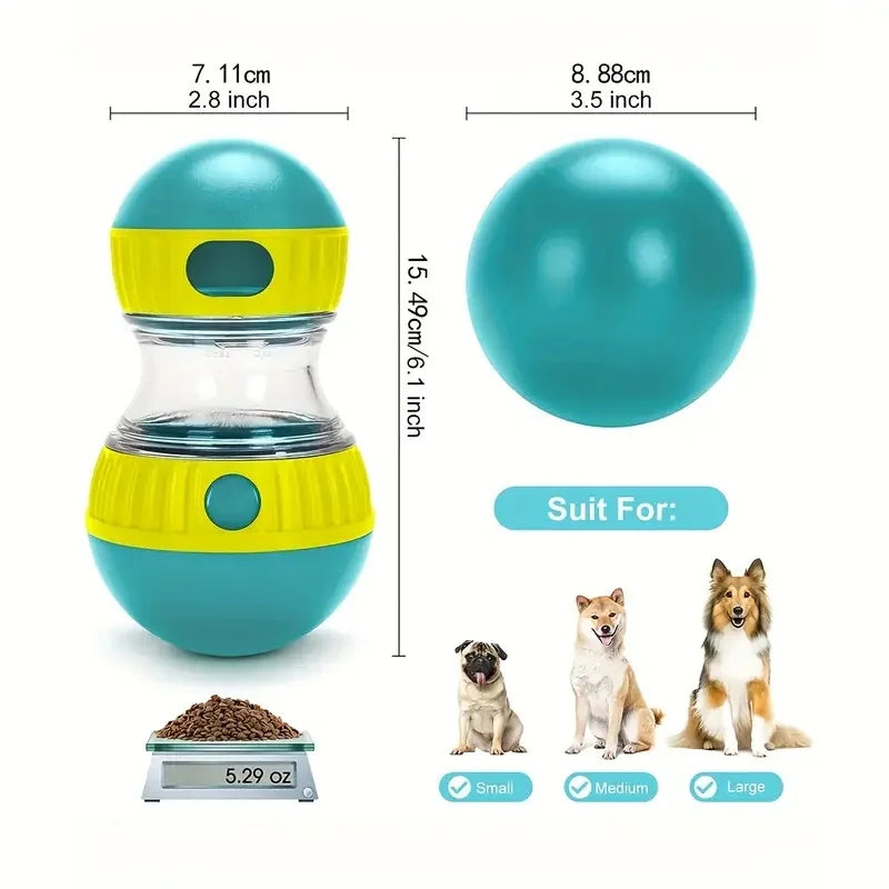 Distributeur de friandises interactif pour chien – Anti-glouton