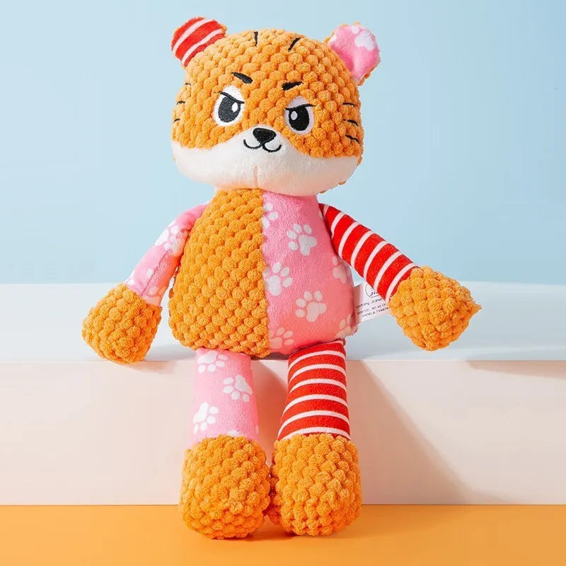 Jouet puzzle en peluche couinant pour chien et chat
