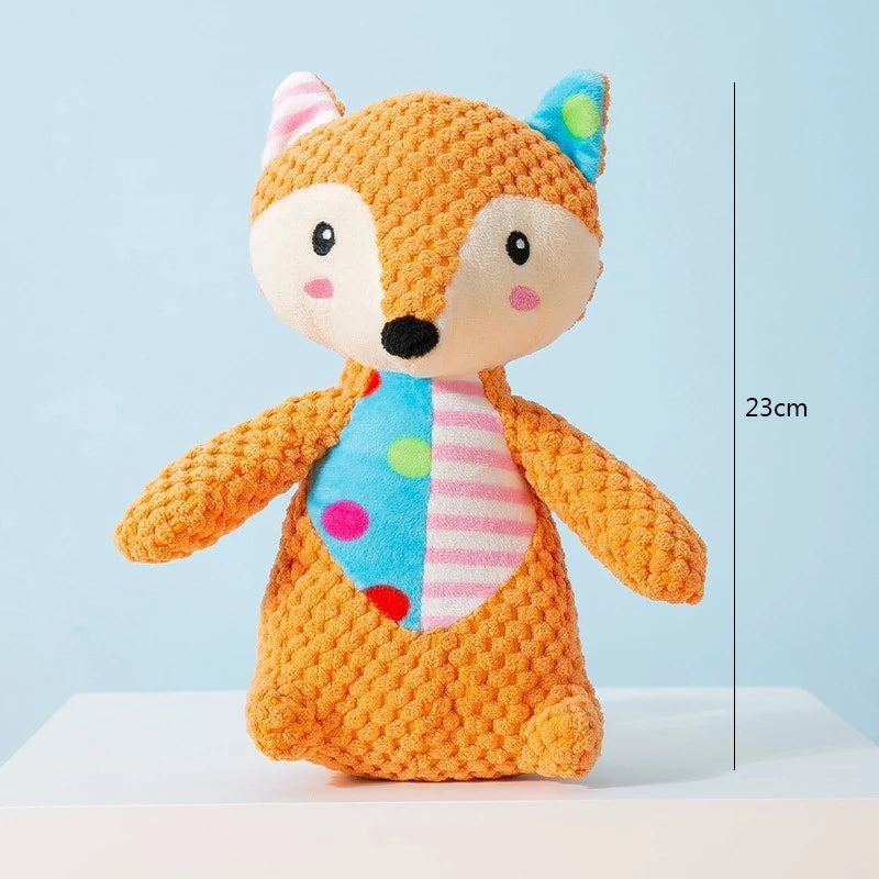 Jouet puzzle en peluche couinant pour chien et chat