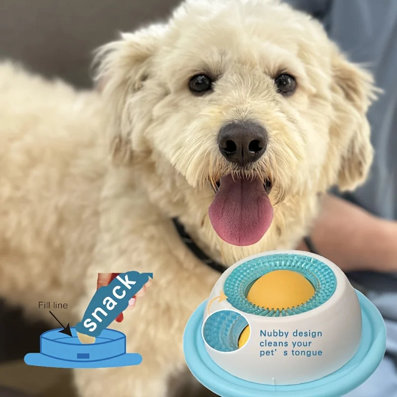 Tapis de léchage interactif pour chien – Anti-glouton