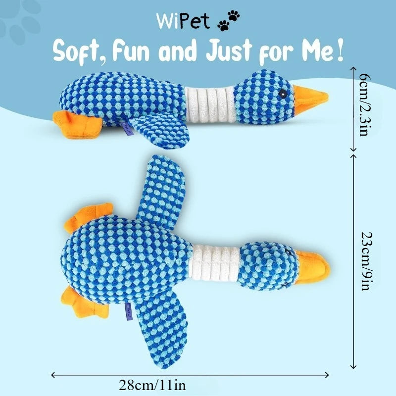 Jouet interactif en peluche pour chats et chiens mordeurs