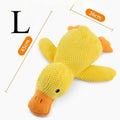 Jouet canard en peluche couinant pour chien