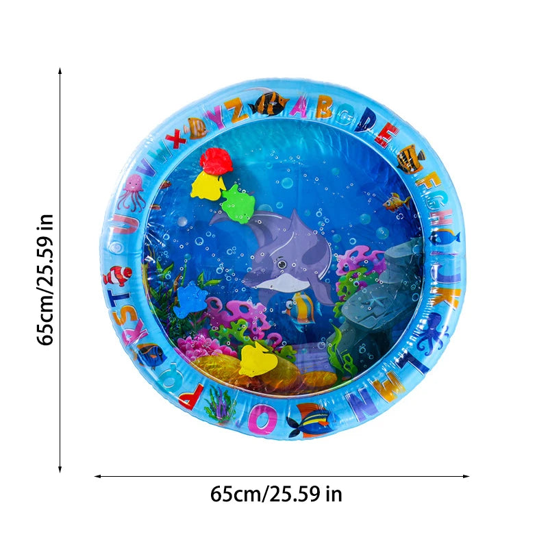 Tapis de Jeu Aquatique pour Chat – Gonflable, Thème Océan