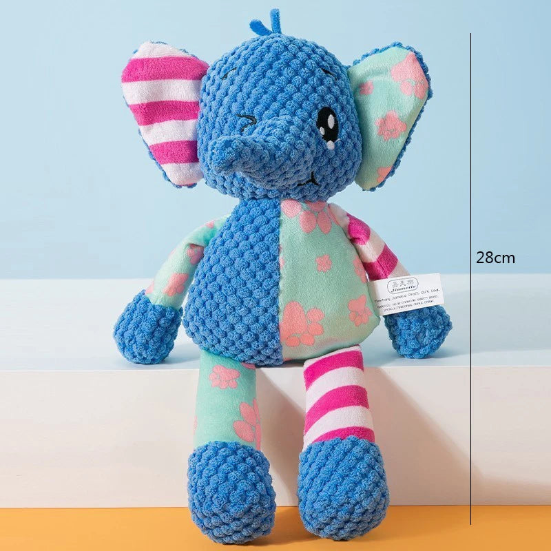 Jouet puzzle en peluche couinant pour chien et chat