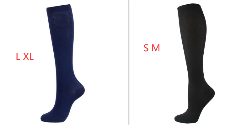 Chaussettes de Compression Sport en Ion de Cuivre