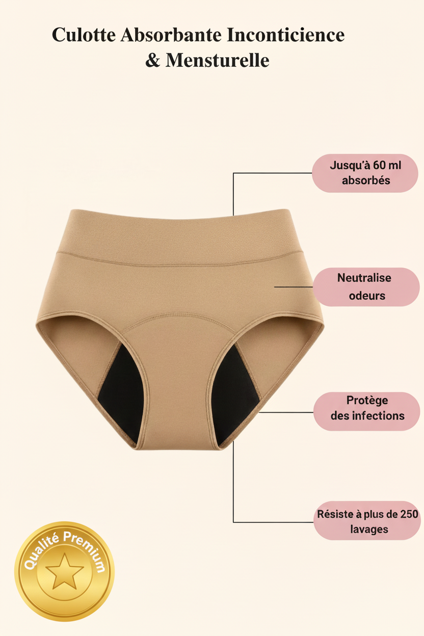 Culotte com selo de qualidade