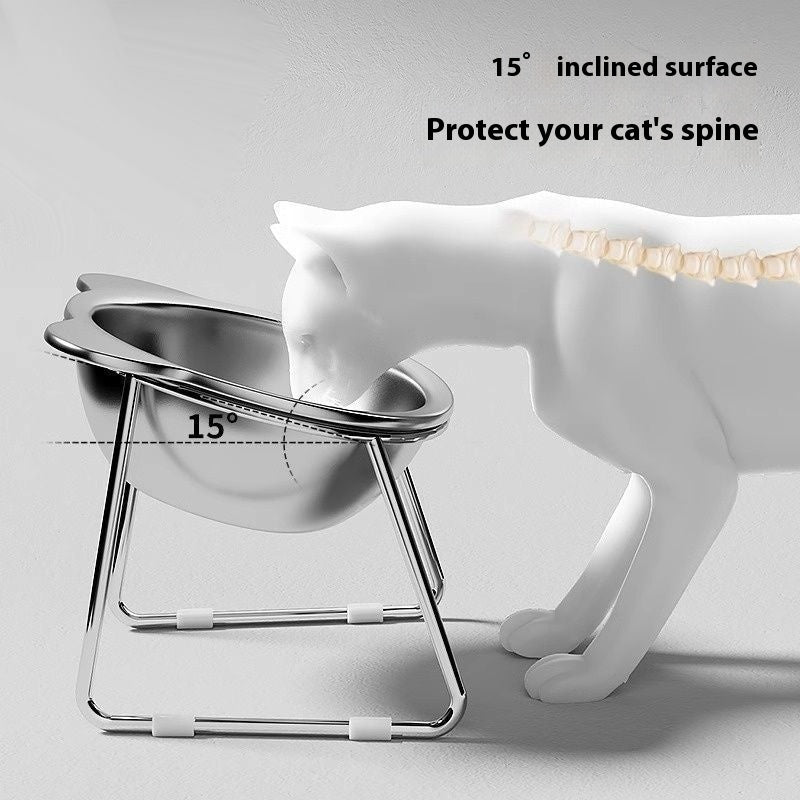 Gamelle Orthopédique Surelevée pour Chat 🐱 | Anti-Vomissement & Digestion | Trovelo